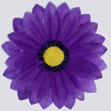 ГК 288-1 ф Гербера с бархатной серединкой 14 см