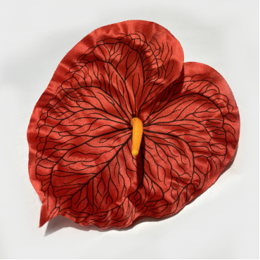 ГК 136 к Антуриум с принтом 13,5х15 см                                 