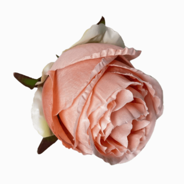 ГК 083 персик Роза пионовидная шелк Джульетта 10х11 см
