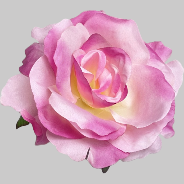 ГК 222 крем-роз Роза чайная шелк 13,5 см 8 слоев