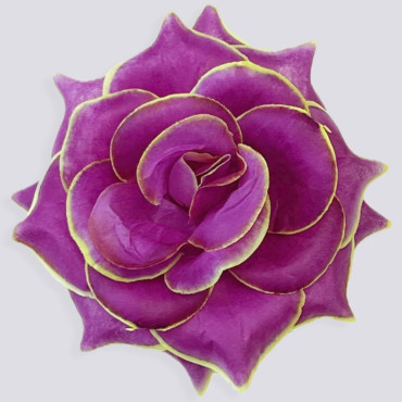 ГК 294 бургунд-ж Роза остролистная 15,5 см 6 слоев