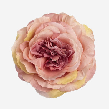 ГК 145 персик Пионовидная роза шелк Феникс 12,5 см 10 слоев