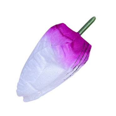 ГК 137 бел-фиол Тюльпан с принтом 8 см