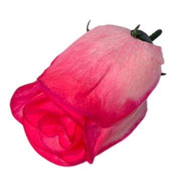 ГК 144-1 роз Бутон розы с принтом 10 см