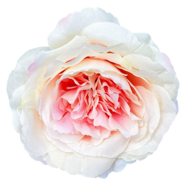 ГК 145 пудр-роз Пионовидная роза шелк Феникс 12,5 см 10 слоев