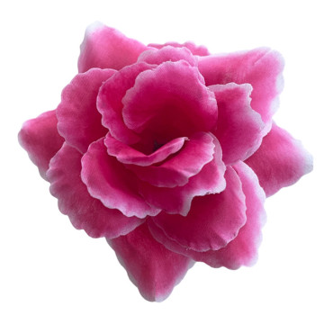 ГК 239-1 м Роза декоративная Фламинго четырехслойная 10 см