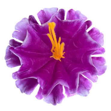 ГК 267 бургунд Мальва резная 8 см