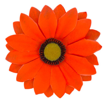 ГК 288-1 о Гербера с бархатной серединкой 14 см