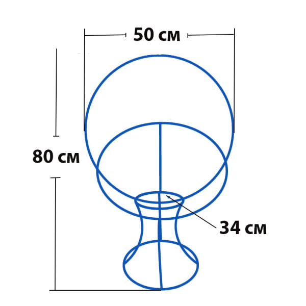 Каркас корзины ритуальной ККР-А1(Д)
