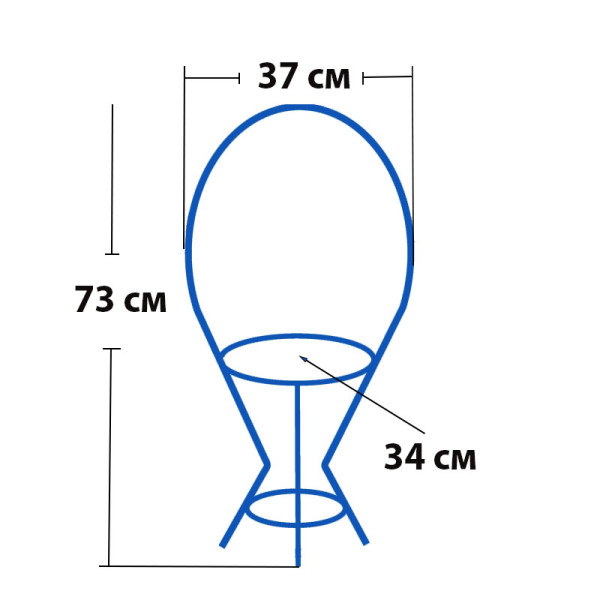 Каркас корзины ритуальной ККР-К5 (Д)