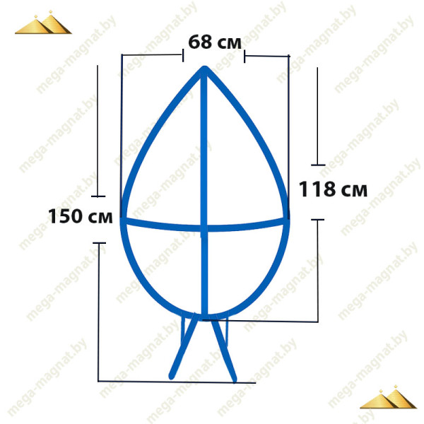 Каркас венка ритуального КВ-02 (Д)