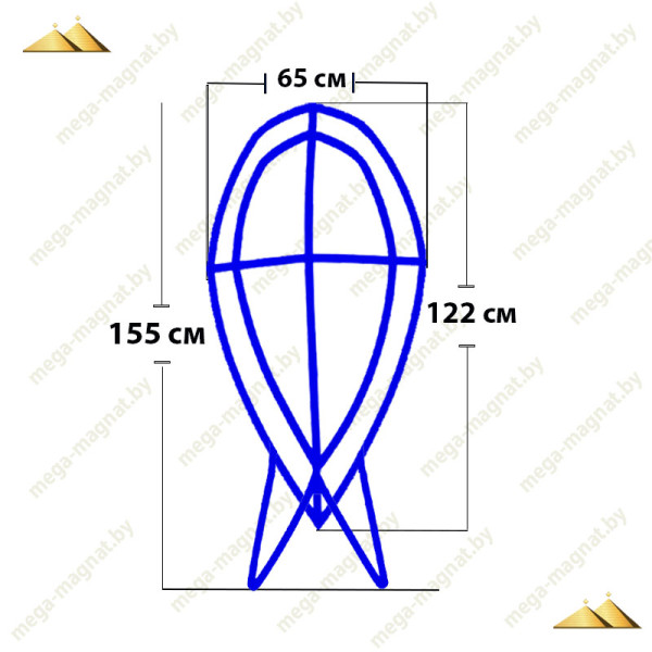 Каркас венка ритуального КВ-16.2(Б)