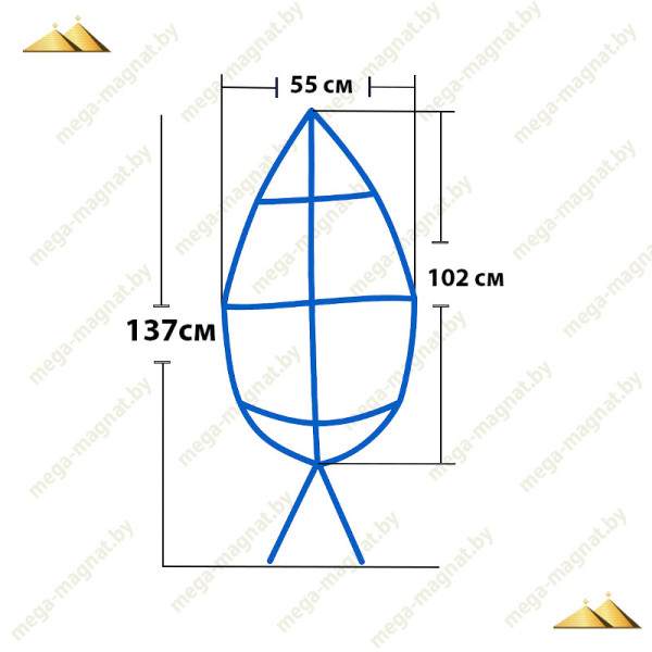 Каркас венка ритуального КВ-49(Б)
