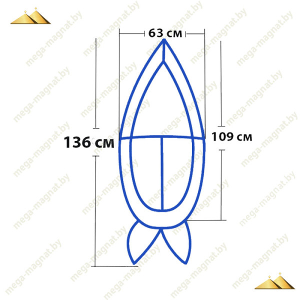 Каркас венка ритуального КВР-05/2(Д)