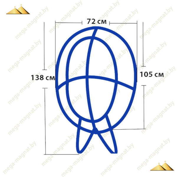 Каркас венка ритуального КВР-09(Д)