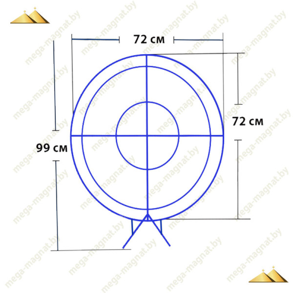 Каркас венка ритуального КВР-Мишень (Д)