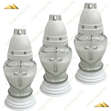 Сердце 170 белое