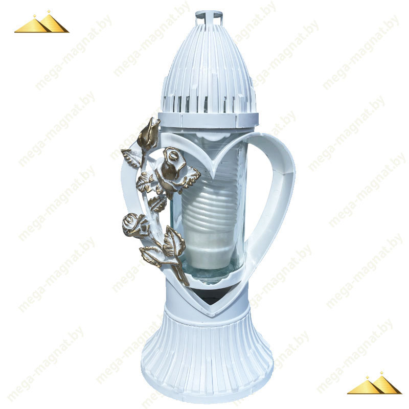 Сердце 3D 320 белая Сердце 3D 320 белая